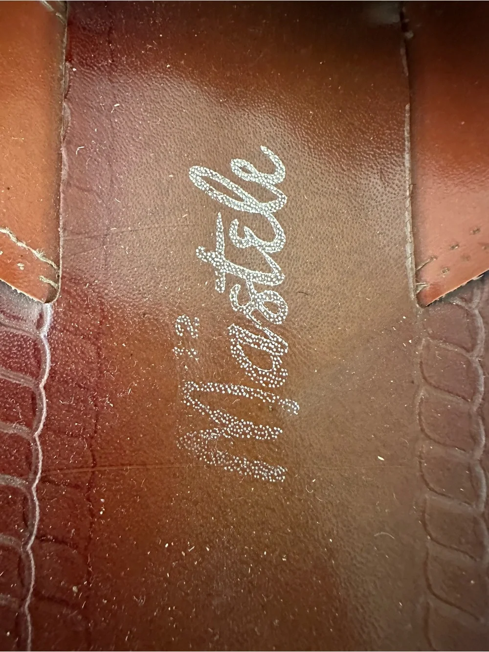 Vintage Mastele Leather Sandals